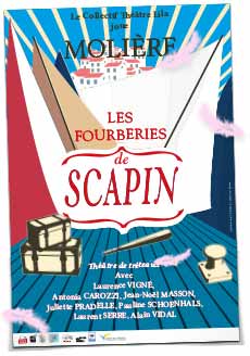 Affiche "Les Fourberies De Scapin"